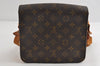 Authentic Louis Vuitton Monogram Cartouchiere MM M51253 Shoulder Cross Bag 8945I