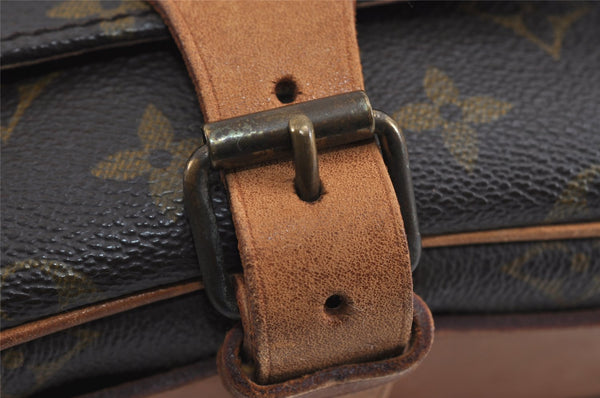 Authentic Louis Vuitton Monogram Cartouchiere MM M51253 Shoulder Cross Bag 8945I