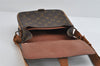 Authentic Louis Vuitton Monogram Cartouchiere MM M51253 Shoulder Cross Bag 8945I