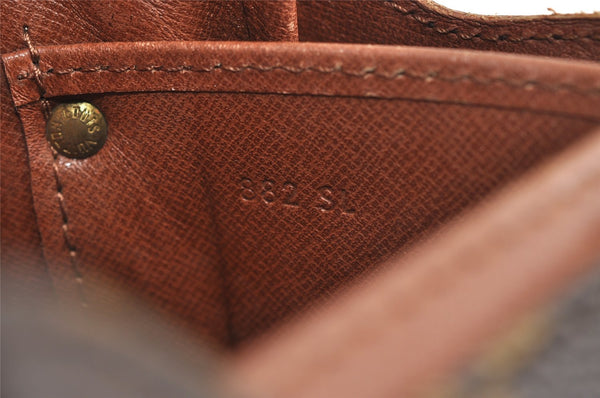 Authentic Louis Vuitton Monogram Cartouchiere MM M51253 Shoulder Cross Bag 8945I