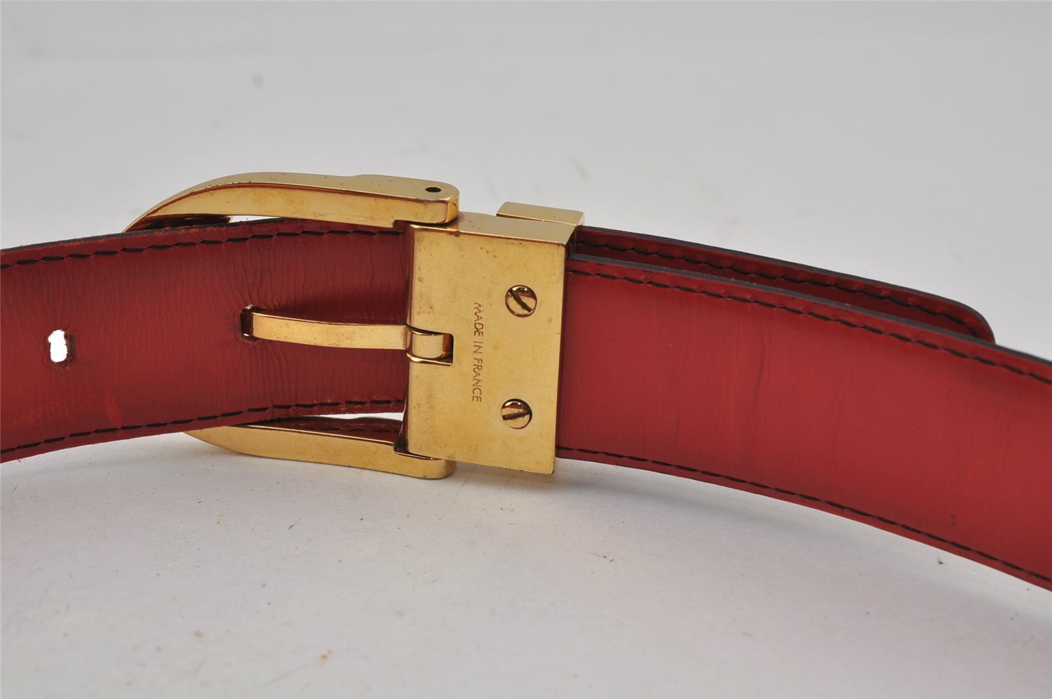 Authentic Louis Vuitton Epi Ceinture Classic Belt 25.6-29.5