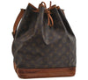Authentic Louis Vuitton Monogram Noe Shoulder Drawstring Bag M42224 LV 8946I