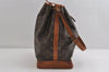 Authentic Louis Vuitton Monogram Noe Shoulder Drawstring Bag M42224 LV 8946I
