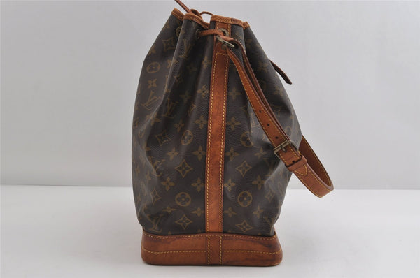 Authentic Louis Vuitton Monogram Noe Shoulder Drawstring Bag M42224 LV 8946I