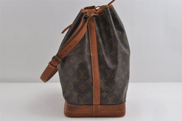 Authentic Louis Vuitton Monogram Noe Shoulder Drawstring Bag M42224 LV 8946I