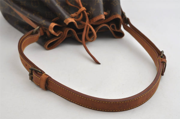Authentic Louis Vuitton Monogram Noe Shoulder Drawstring Bag M42224 LV 8946I