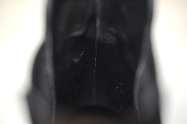Auth Louis Vuitton Silhouette Line Ankle Boots Suede US Size 7.5 Black 8946J