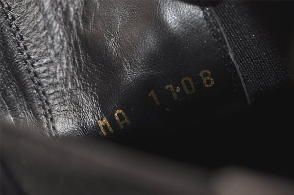 Auth Louis Vuitton Silhouette Line Ankle Boots Suede US Size 7.5 Black 8946J