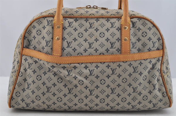 Authentic Louis Vuitton Monogram Mini Marie Shoulder Bag Blue M92003 LV 8948I