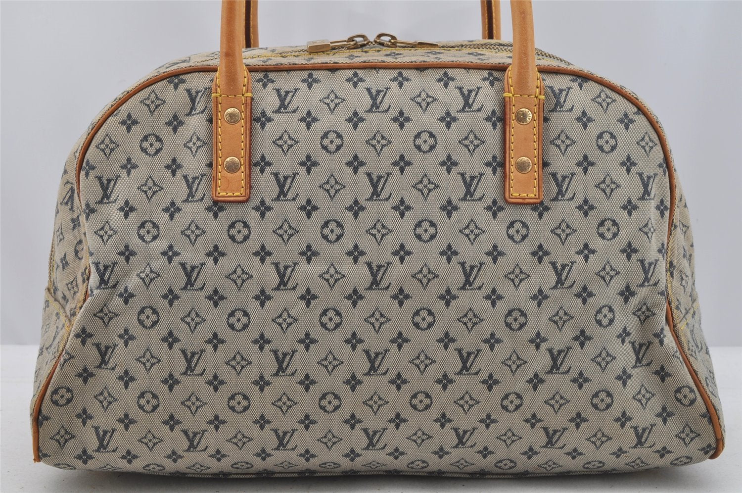 Authentic Louis Vuitton Monogram Mini Marie Shoulder Bag Blue M92003 LV 8948I