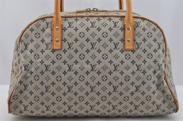 Authentic Louis Vuitton Monogram Mini Marie Shoulder Bag Blue M92003 LV 8948I