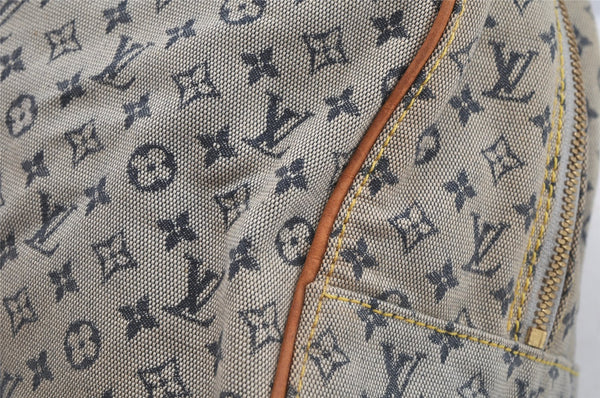 Authentic Louis Vuitton Monogram Mini Marie Shoulder Bag Blue M92003 LV 8948I