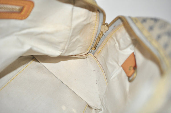 Authentic Louis Vuitton Monogram Mini Marie Shoulder Bag Blue M92003 LV 8948I