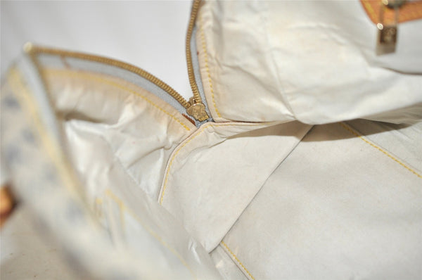 Authentic Louis Vuitton Monogram Mini Marie Shoulder Bag Blue M92003 LV 8948I