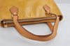 Authentic Louis Vuitton Vernis Houston Shoulder Hand Bag Yellow M91004 LV 8949I