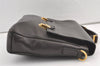 Authentic Salvatore Ferragamo Leather 2Way Briefcase Hand Bag Brown SF 8950J