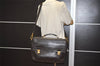 Authentic Salvatore Ferragamo Leather 2Way Briefcase Hand Bag Brown SF 8950J