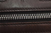 Auth GUCCI Diamante Web Sherry Line Clutch Bag Nylon Leather 256637 Brown 8951J