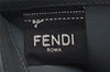 Authentic FENDI Selleria Vintage Bifold Wallet Purse Leather Light Blue 8952J