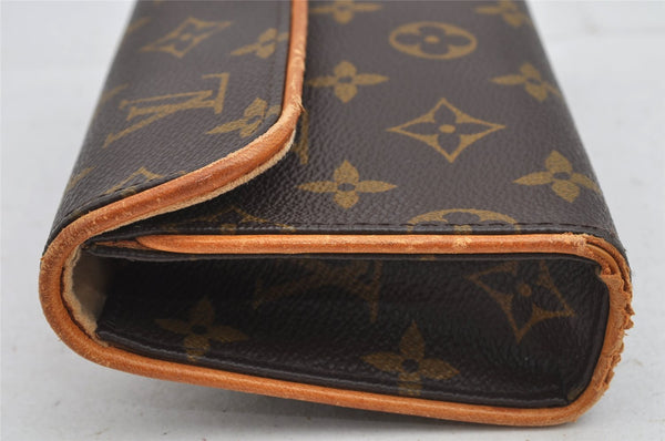 Auth Louis Vuitton Monogram Pochette Florentine Pouch Waist Bag M51855 LV 8954J