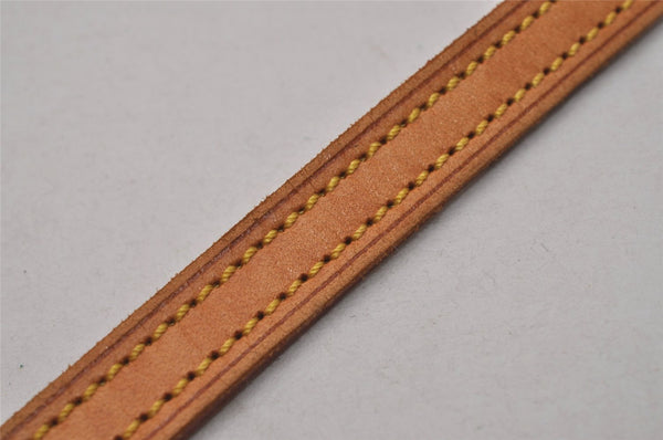 Authentic Louis Vuitton Leather Shoulder Strap Beige 48" LV 8955I