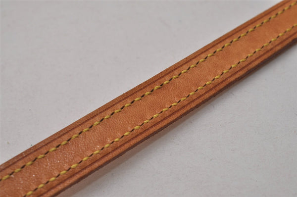 Authentic Louis Vuitton Leather Shoulder Strap Beige 48" LV 8955I