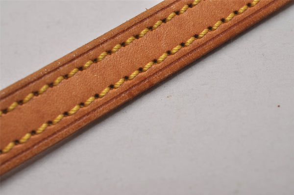 Authentic Louis Vuitton Leather Shoulder Strap Beige 48" LV 8955I