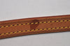 Authentic Louis Vuitton Leather Shoulder Strap Beige 48" LV 8955I