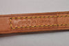 Authentic Louis Vuitton Leather Shoulder Strap Beige 48" LV 8955I