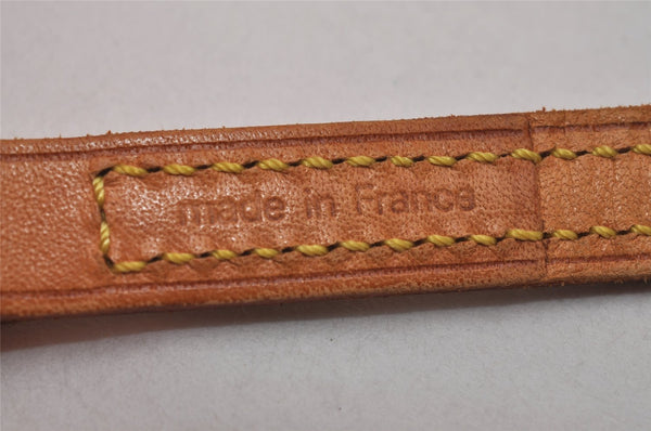 Authentic Louis Vuitton Leather Shoulder Strap Beige 48" LV 8955I