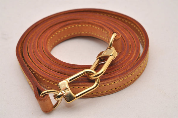 Authentic Louis Vuitton Leather Shoulder Strap Beige 48" LV 8955I