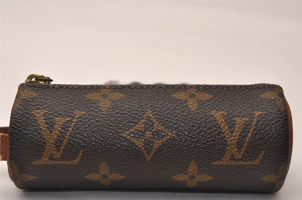 Authentic Louis Vuitton Monogram Etui 3 Golf Ball Case M58249 LV 8955J