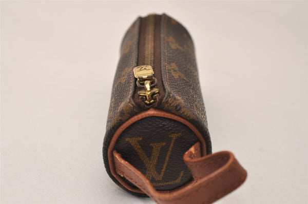 Authentic Louis Vuitton Monogram Etui 3 Golf Ball Case M58249 LV 8955J