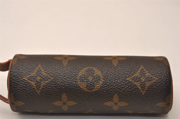Authentic Louis Vuitton Monogram Etui 3 Golf Ball Case M58249 LV 8955J