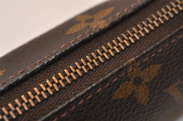 Authentic Louis Vuitton Monogram Etui 3 Golf Ball Case M58249 LV 8955J