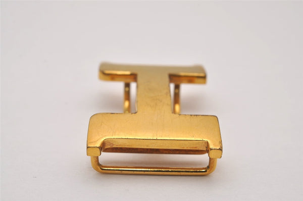 Authentic HERMES Buckle for Constance Leather Belt Gold 8956I