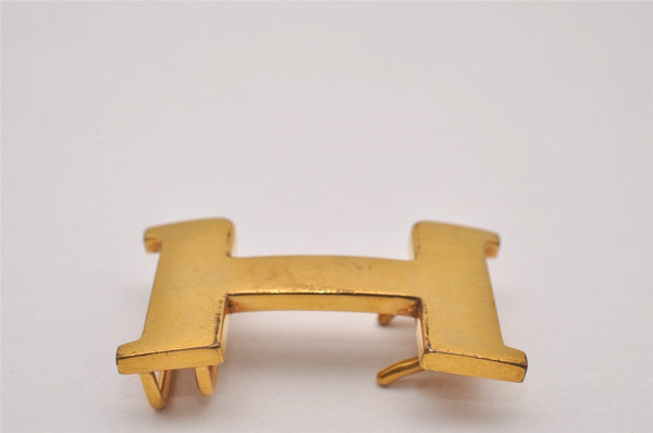 Authentic HERMES Buckle for Constance Leather Belt Gold 8956I