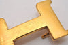 Authentic HERMES Buckle for Constance Leather Belt Gold 8956I