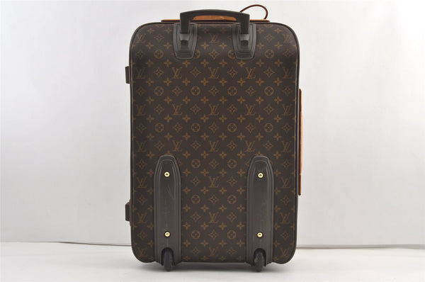 Authentic Louis Vuitton Monogram Pegase 55 Travel Suitcase M23294 LV Junk 8957J