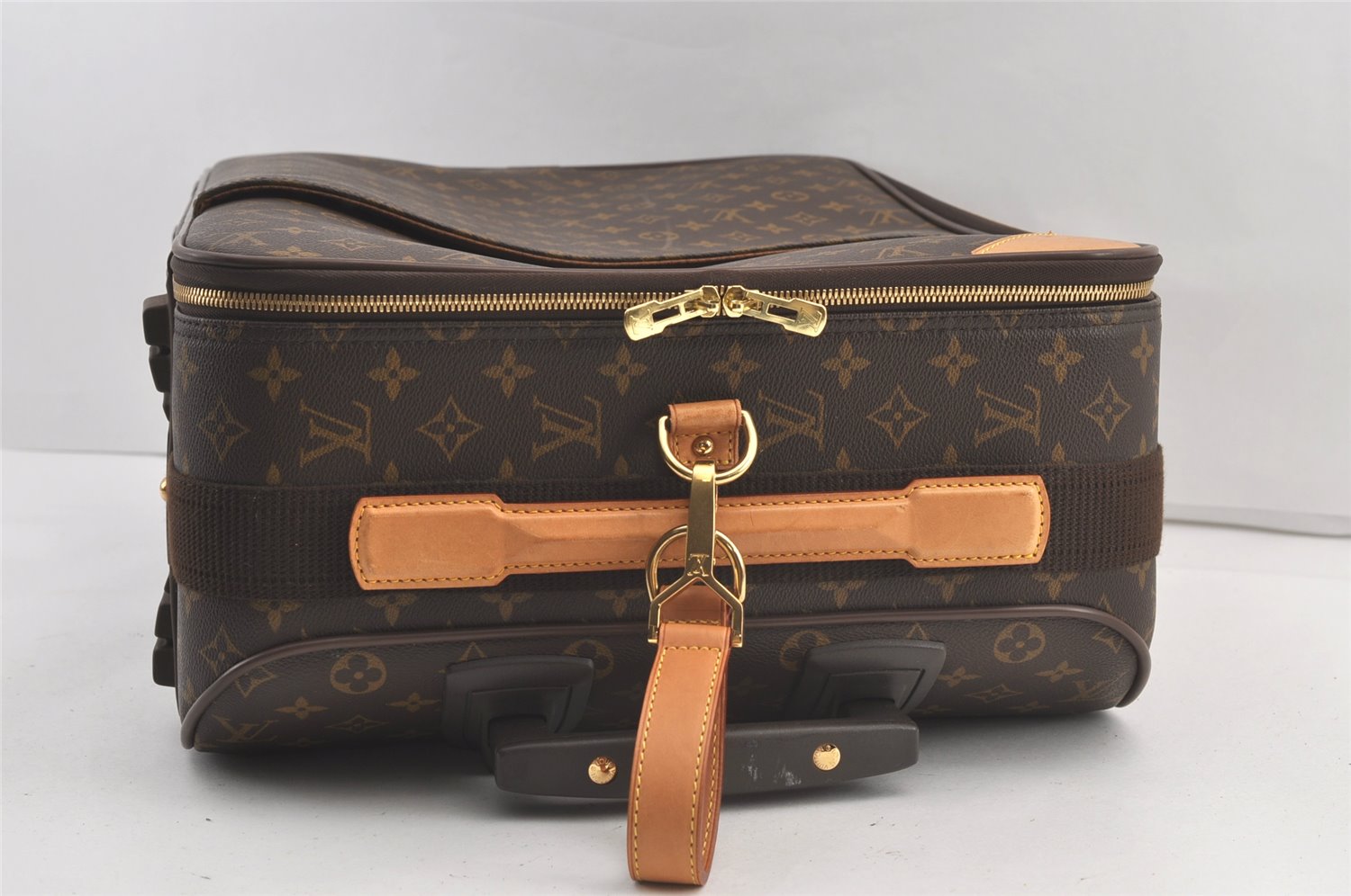 Authentic Louis Vuitton Monogram Pegase 55 Travel Suitcase M23294 LV Junk 8957J
