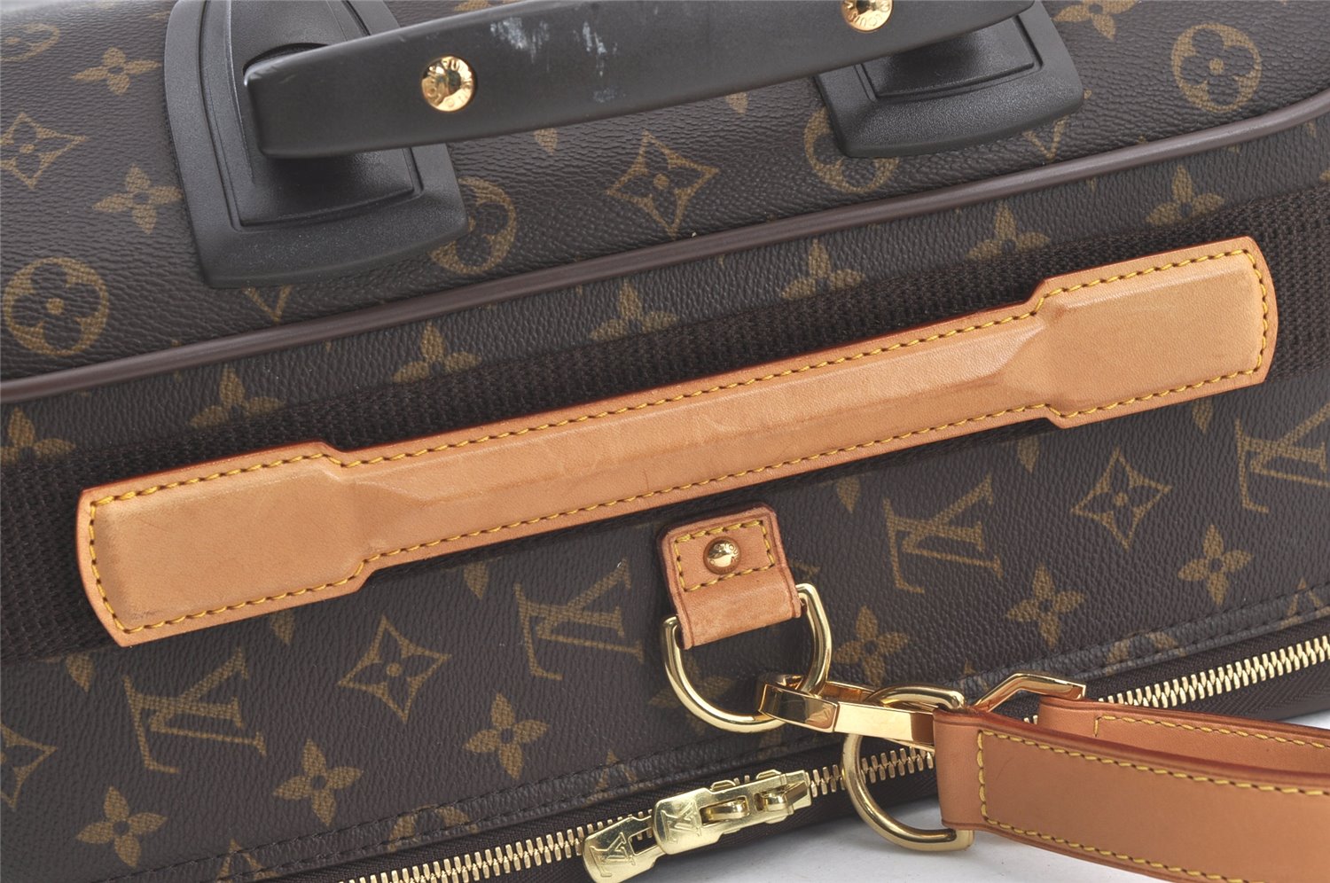 Authentic Louis Vuitton Monogram Pegase 55 Travel Suitcase M23294 LV Junk 8957J