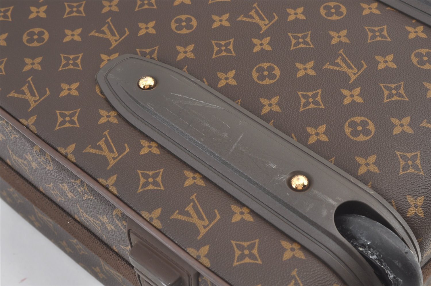 Authentic Louis Vuitton Monogram Pegase 55 Travel Suitcase M23294 LV Junk 8957J