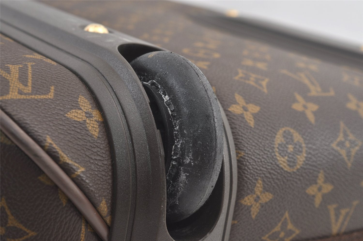 Authentic Louis Vuitton Monogram Pegase 55 Travel Suitcase M23294 LV Junk 8957J