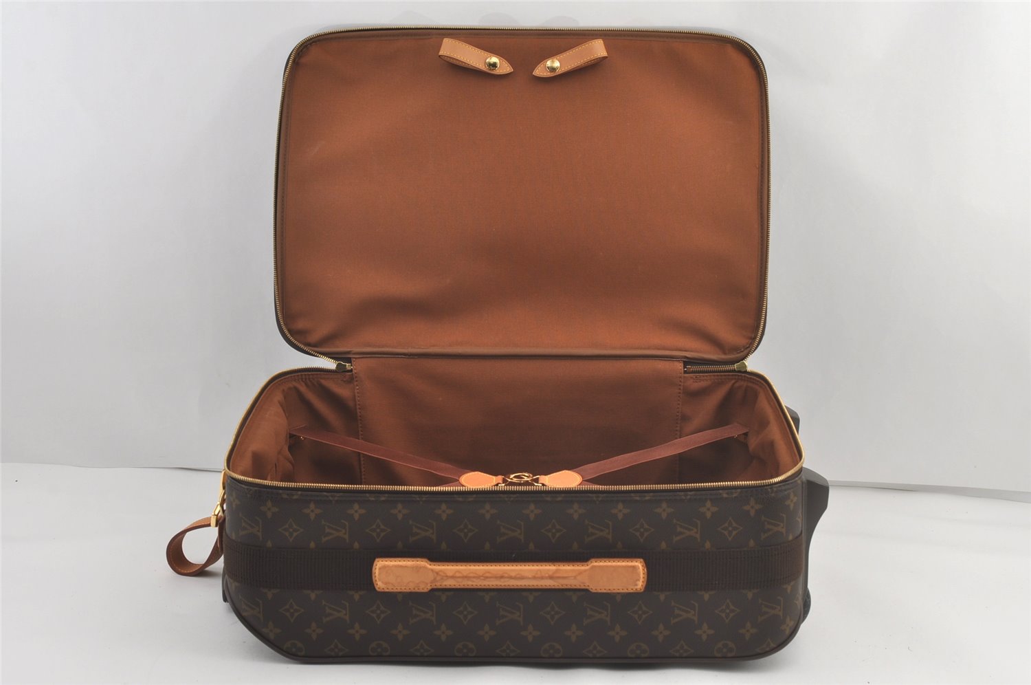 Authentic Louis Vuitton Monogram Pegase 55 Travel Suitcase M23294 LV Junk 8957J