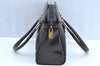 Authentic GUCCI Vintage Hand Boston Bag Leather Brown 8959G