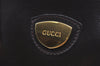 Authentic GUCCI Vintage Hand Boston Bag Leather Brown 8959G