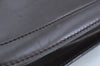 Authentic GUCCI Vintage Hand Boston Bag Leather Brown 8959G
