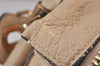 Authentic Chloe Paraty Medium 2Way Shoulder Hand Bag Purse Leather Beige 8960I