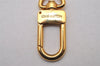 Authentic Louis Vuitton Charm Key Chain Anokre Gold M62698 LV 8961I