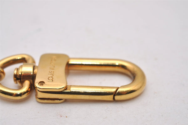 Authentic Louis Vuitton Charm Key Chain Anokre Gold M62698 LV 8961I